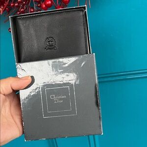 Vintage Christian Dior Black Wallet.